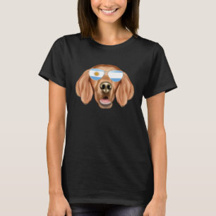 Argentinische Flagge Irischer Setter Dog Argentini T-Shirt