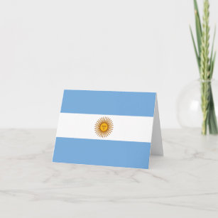argentinische Flagge Karte