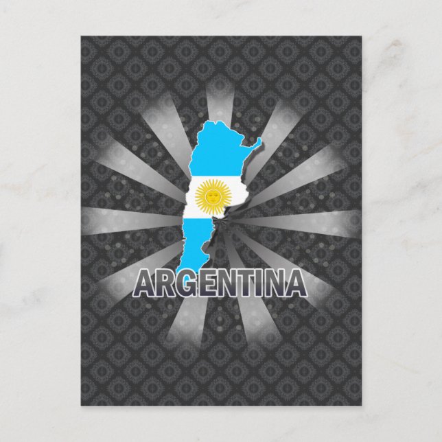 Argentinische Flagge Karte 2.0 (Vorderseite)
