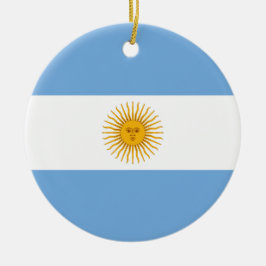 Argentinische Flagge Keramik Ornament