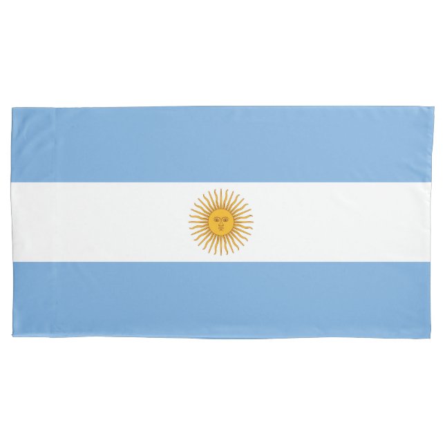 Argentinische Flagge Kissenbezug (Vorderseite)