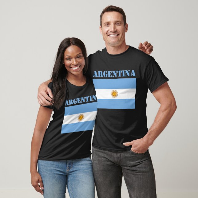Argentinische Flagge Meisterschaft Fußball Fußball T-Shirt (Unisex)