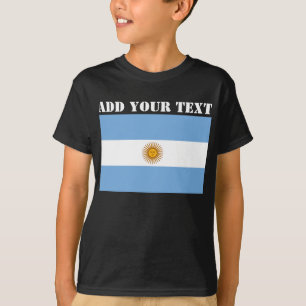Argentinische Flagge Meisterschaft Fußball T-Shirt