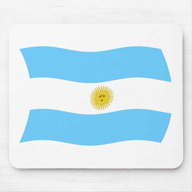 Argentinische Flagge Mousepad (Vorne)