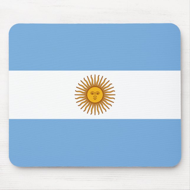 argentinische Flagge Mousepad (Vorne)