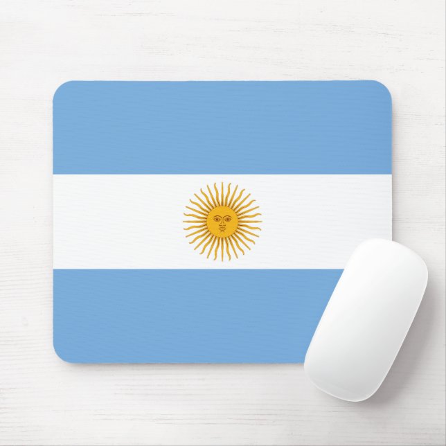 Argentinische Flagge Mousepad (Mit Mouse)