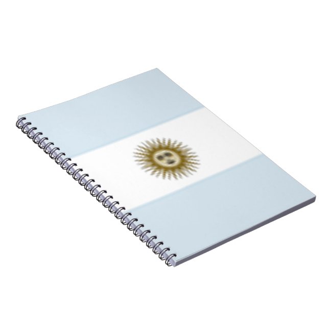 Argentinische Flagge Notizblock (Rechte Seite)