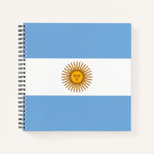 Argentinische Flagge Notizbuch