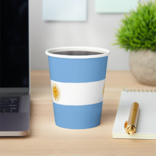 Argentinische Flagge Pappbecher