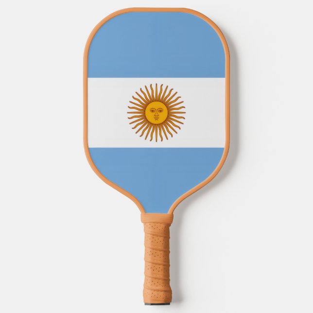 Argentinische Flagge Pickleball Schläger (Vorderseite)