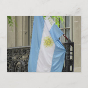 argentinische Flagge Postkarte
