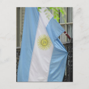 Argentinische Flagge Postkarte