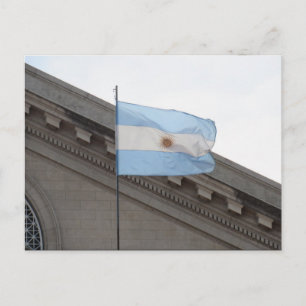 argentinische Flagge Postkarte