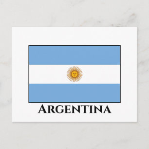 argentinische Flagge Postkarte