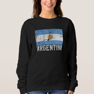 Argentinische Flagge Pride Souvenir Männer Frauen  Sweatshirt