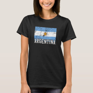 Argentinische Flagge Pride Souvenir Männer Frauen  T-Shirt