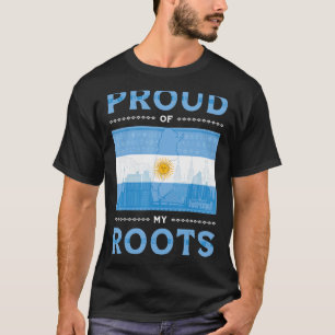 Argentinische Flagge Roots Argentiniischer Fußball T-Shirt