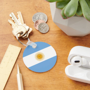 Argentinische Flagge Schlüsselanhänger