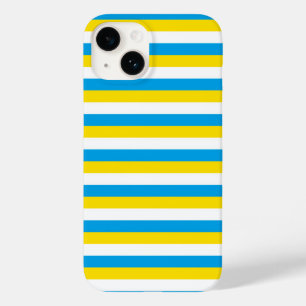 argentinische flagge streifen land symbol blau wei Case-Mate iPhone 14 hülle