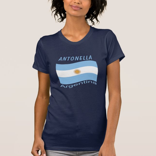 Argentinische Flagge T-Shirt (Vorderseite)