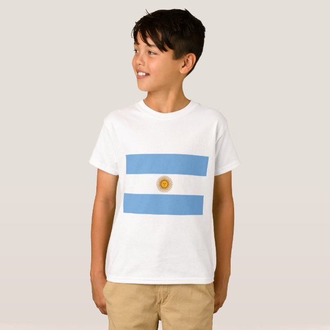 Argentinische Flagge T-Shirt (Vorne ganz)