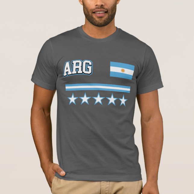 Argentinische Flagge T-Shirt (Vorderseite)