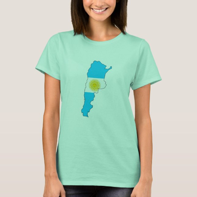 Argentinische Flagge T-Shirt (Vorderseite)