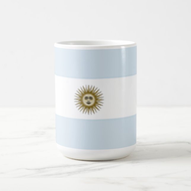 Argentinische Flagge Tasse (Mittel)