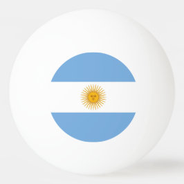 Argentinische Flagge Tischtennisball