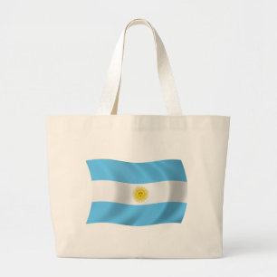 Argentinische Flagge Totbeutel Jumbo Stoffbeutel