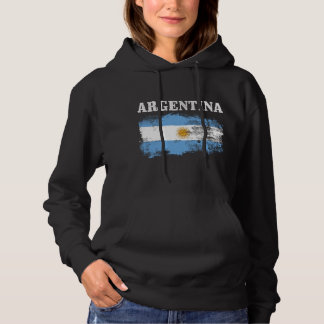 Argentinische Flagge Vintag argentinischer Stolz Hoodie