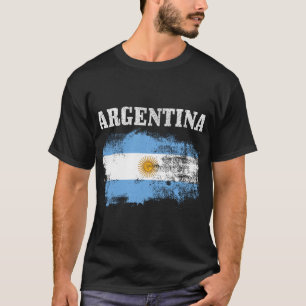 Argentinische Flagge Vintag argentinischer Stolz T-Shirt