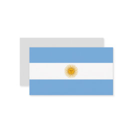 Argentinische Flagge Visitenkarte