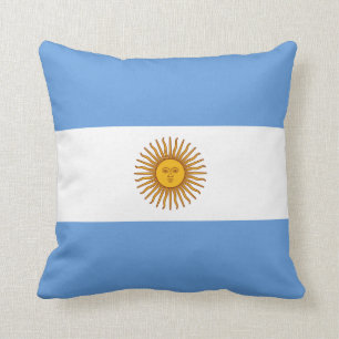 Argentinische Flagge x Flaggenkissen Kissen
