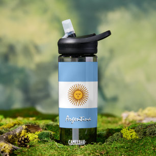 Argentinische Flasche, patriotische argentinische  Trinkflasche
