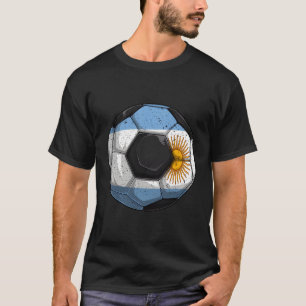 Argentinische Fußballflagge Argentiniens T-Shirt