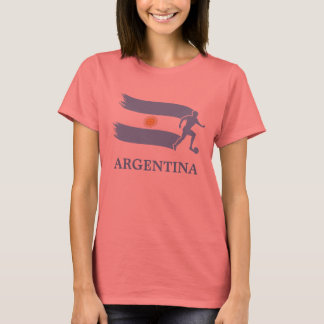 Argentinische Fußballflagge T-Shirt