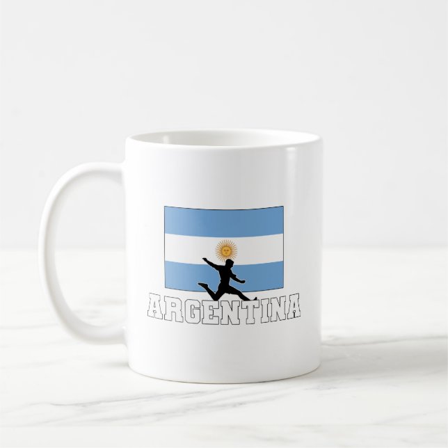 Argentinische Fußballnationalmannschaft Kaffeetasse (Links)