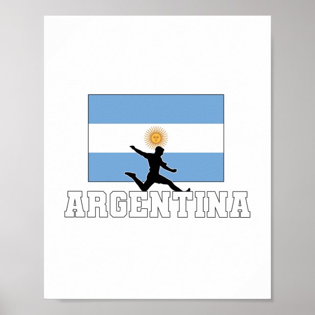 Argentinische Fußballnationalmannschaft Poster (Vorne)