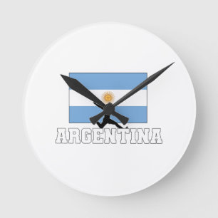 Argentinische Fußballnationalmannschaft Runde Wanduhr