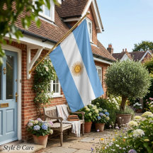 Argentinische Hausflagge Outdoor Patriotische Deko