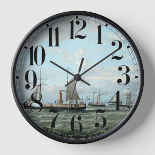 Argentinische Marineflotte Schiffe 1874 Uhr