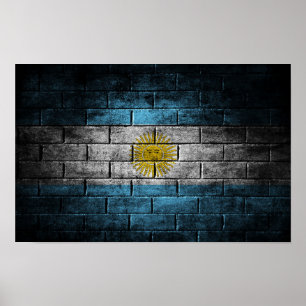 Argentinische Mauer Poster