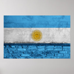 Argentinische Mauer Poster