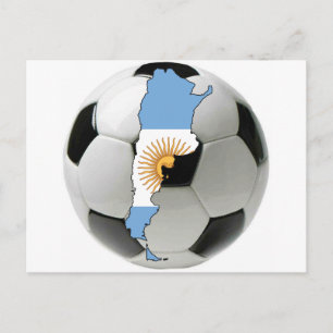 Argentinische Nationalmannschaft Postkarte