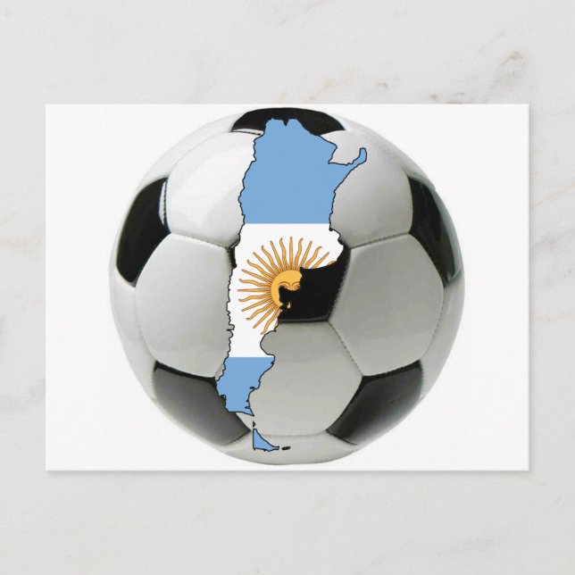 Argentinische Nationalmannschaft Postkarte (Vorderseite)