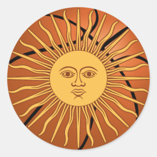 Argentinische Nationalmannschaft Runder Aufkleber