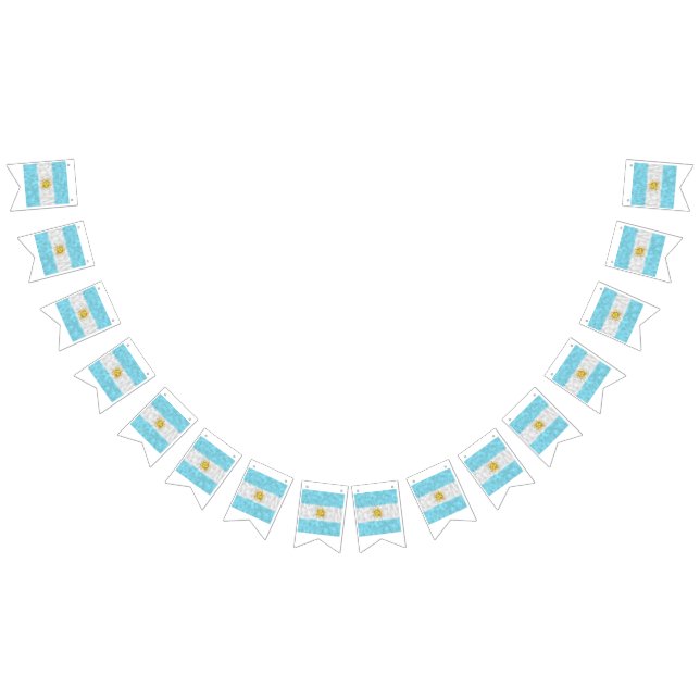 Argentinische Ölmalerei Zeichnend Wimpelkette (Alle)