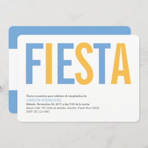 Argentinische Party Einladung