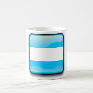 Argentinische polierte Flagge Tasse